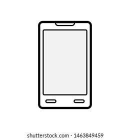 Smartphone Icon. Cellular Illustration As A Simple Vector Sign & Trendy Symbol for Design,  Websites, Presentation or Mobile Application. 