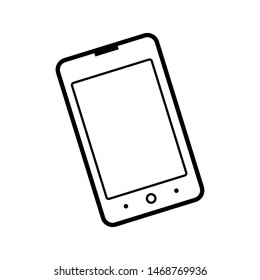 Smartphone Icon. Cellular Illustration As A Simple Vector Sign & Trendy Symbol for Design,  Websites, Presentation or Mobile Application. 