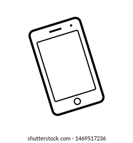 
Smartphone Icon. Cellular Illustration As A Simple Vector Sign & Trendy Symbol for Design,  Websites, Presentation or Mobile Application.