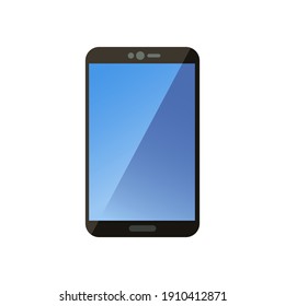 smartphone icon of color style design vector template