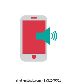 Smartphone icon design, Digital technology communication social media internet web and cellular theme Vector illustration