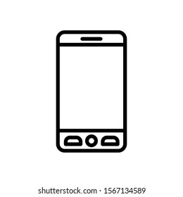 Smartphone icon design, Digital technology communication social media internet web and cellular theme Vector illustration