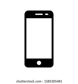 Smartphone icon design template, glyph style, flat vector