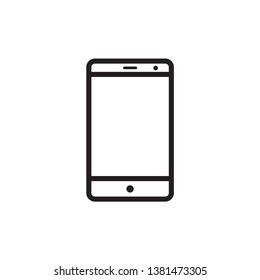 smartphone icon design template, vector eps 10