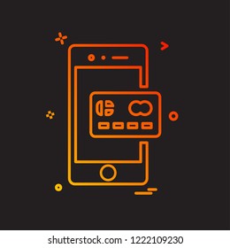 Smartphone icon design vector
