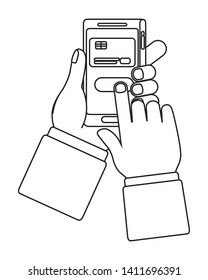 Smartphone icon design vector illustration