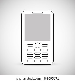 Smartphone icon design , vector illustration