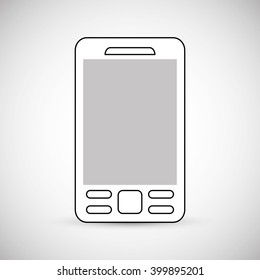 Smartphone icon design , vector illustration