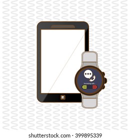 Smartphone icon design , vector illustration