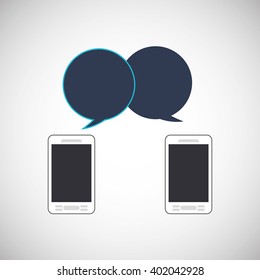 Smartphone icon design , vector illustration