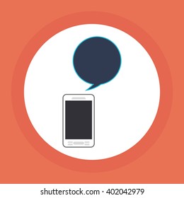 Smartphone icon design , vector illustration