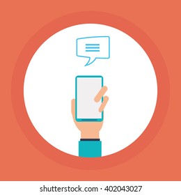 Smartphone icon design , vector illustration