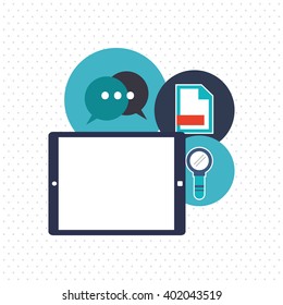 Smartphone icon design , vector illustration