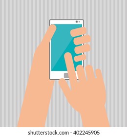 Smartphone icon design , vector illustration