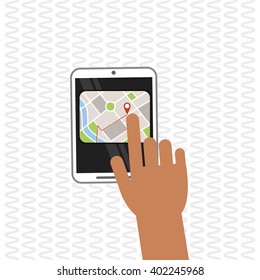 Smartphone icon design , vector illustration