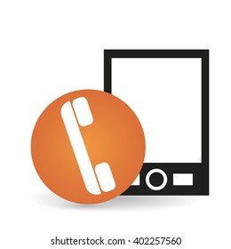 Smartphone icon design , vector illustration
