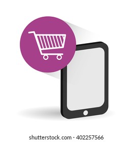 Smartphone icon design , vector illustration