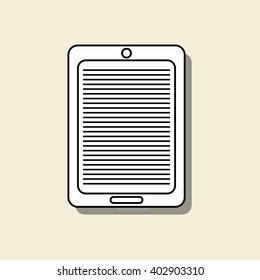 smartphone icon design , vector illustration