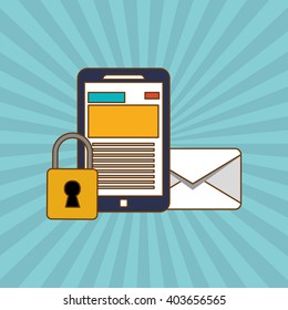 Smartphone icon design , vector illustration