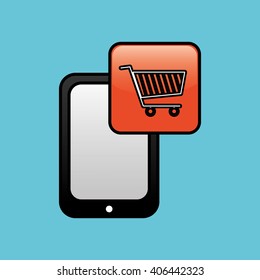 Smartphone icon design , vector illustration