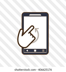 Smartphone icon design , vector illustration