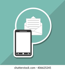 Smartphone icon design , vector illustration