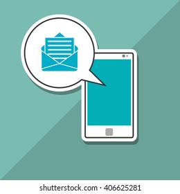 Smartphone icon design , vector illustration