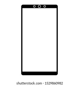 smartphone icon design vector template