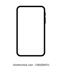 smartphone icon design vector template