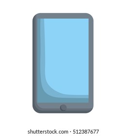 Smartphone icon. Device gadget technology and electronic theme. Isolated design. Vector illustration
