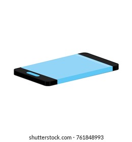 Smartphone icon Device gadget technology and electronic theme Isolated design Vector illustration