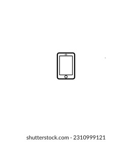 Smartphone Icon Editable Stroke EPS 10