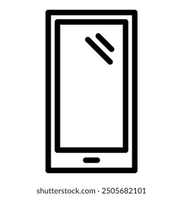 Icono de Smartphone. Icono de dispositivo Electrónica en estilo de línea.