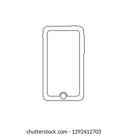 smartphone icon. Element of cyber security for mobile concept and web apps icon. Thin line icon for website design and development, app development