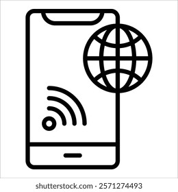 Smartphone Icon Element For Design