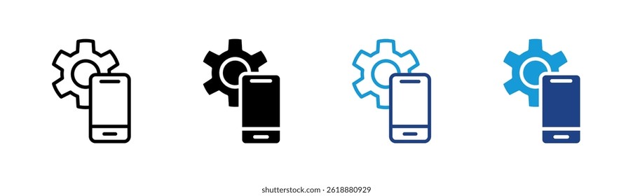 Elemento del icono del smartphone para el diseño