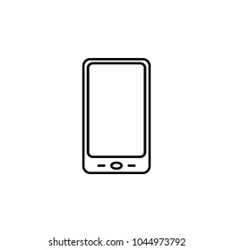 smartphone icon. Element of popular phone icon. Premium quality graphic design. Signs, symbols collection icon for websites, web design,on white background