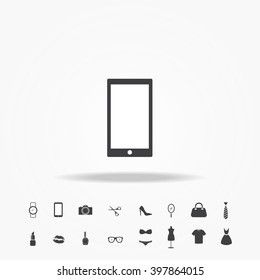 smartphone icon fashion set