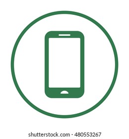 Smartphone  icon. Flat design.