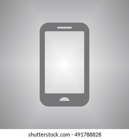 Smartphone  icon. Flat design.