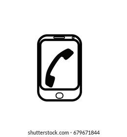 smartphone icon flat design