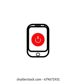 smartphone icon flat design