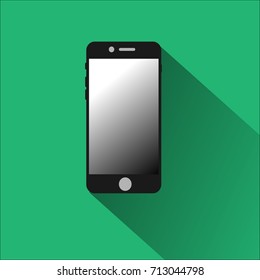 smartphone  icon in flat design