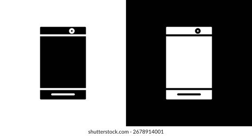 Icono de teléfono inteligente de diseño plano. Eps 10