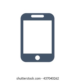 Smartphone Icon, flat design style