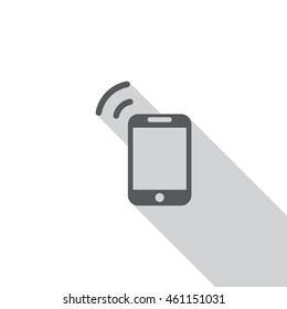 Smartphone Icon, flat design style