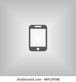 Smartphone Icon, flat design style