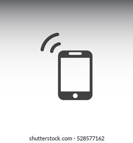 Smartphone Icon, flat design style