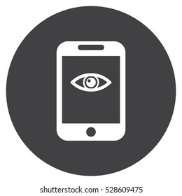 Smartphone Icon, flat design style