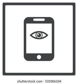 Smartphone Icon, flat design style